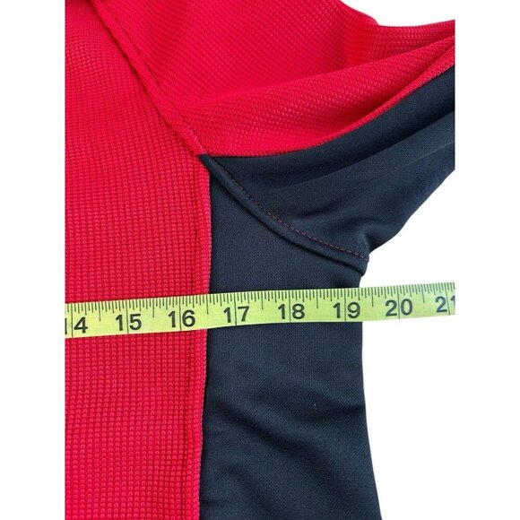 Spyder Core Sweater Jacket Fleece Lined Full Zip Red Men's Sz S Outdoor preppy - Picture 4 of 10